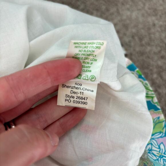 Lilly Pulitzer State of Mind Ricci Shift Dress Sz 4 Preppy Coastal Pastel - Picture 6 of 11